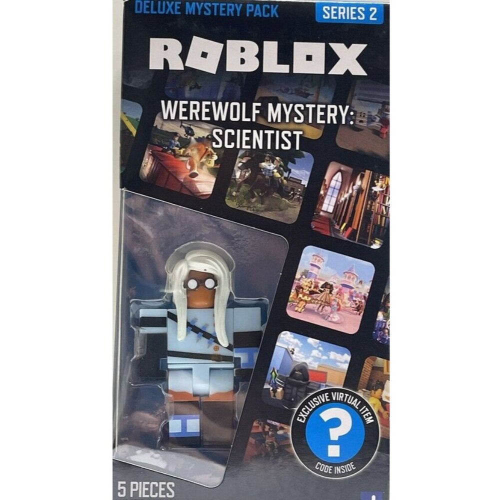 ROBLOX Deluxe Mystery Pack Series 2 WEREWOLF MYSTERY: SCIENTIST Exclusive Item